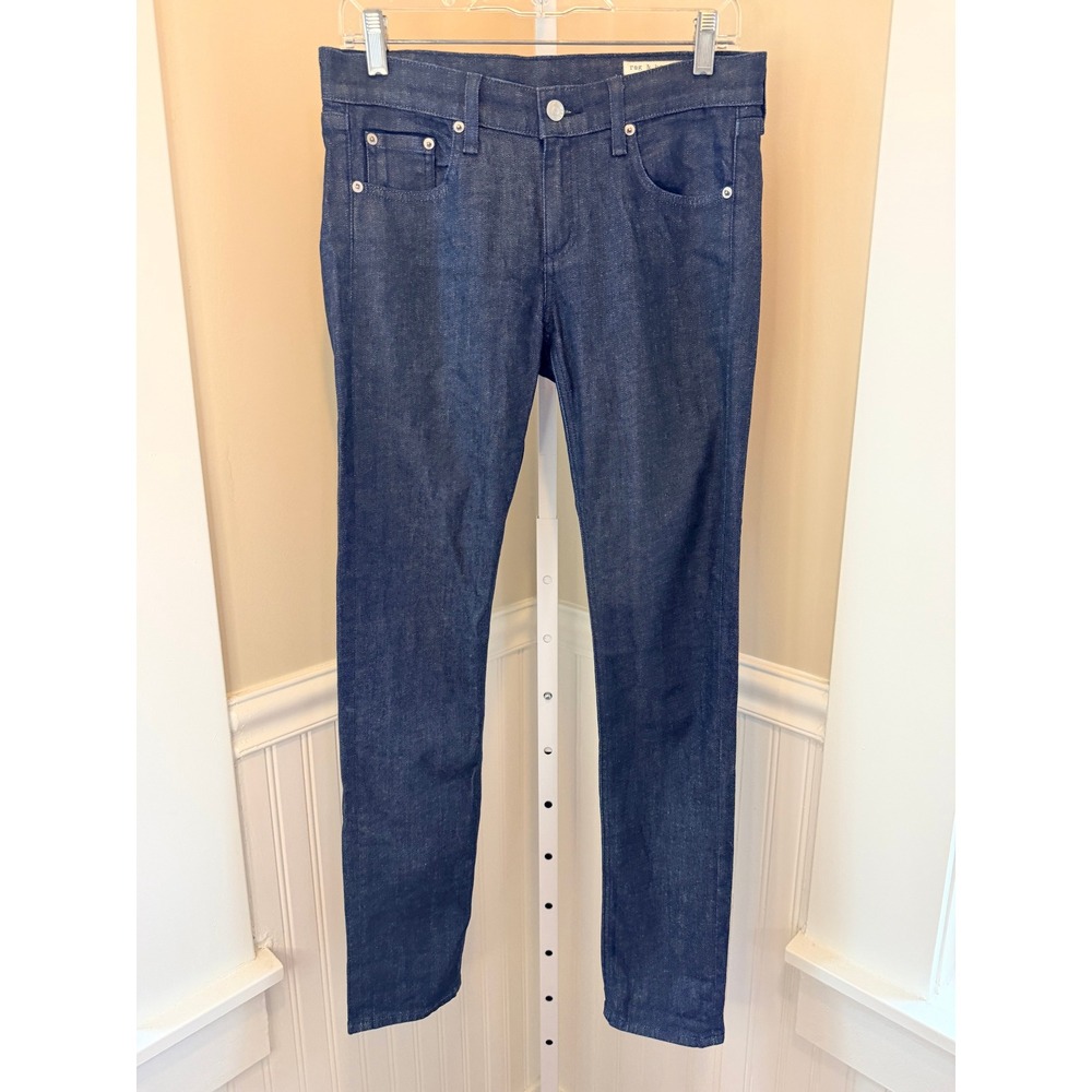 Rag & Bone Dre Boyfriend Jeans Dark Indigo Wash Size 26